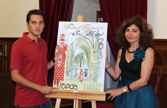 El ubetense Sergio Montoro es el autor del cartel de la Feria de San Miguel 2013