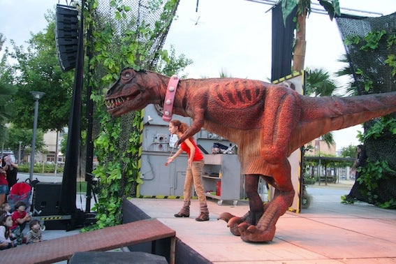 Dinosaurios en el Parque Norte gracias a ‘Aventura en el Jurásico’