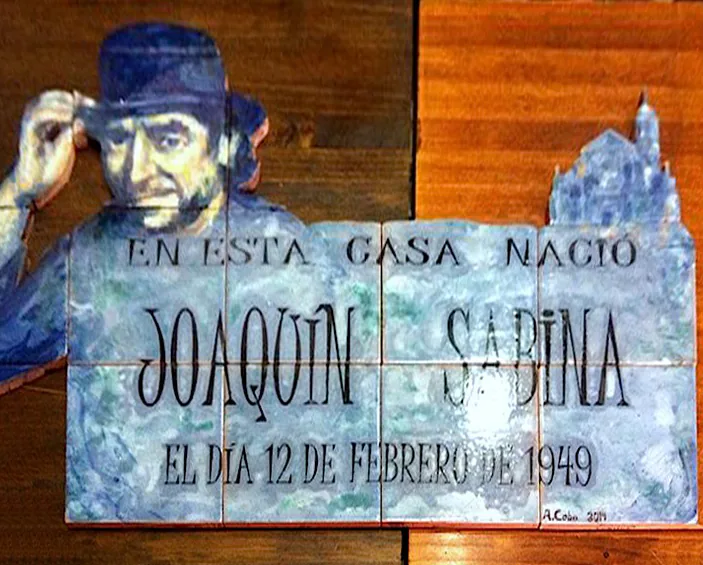 Una placa para la casa en la que nació Joaquín Sabina
