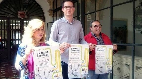 Presentación de la marcha solidaria.