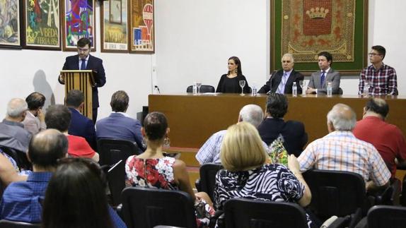 Santiago Muñoz durante su pregón.