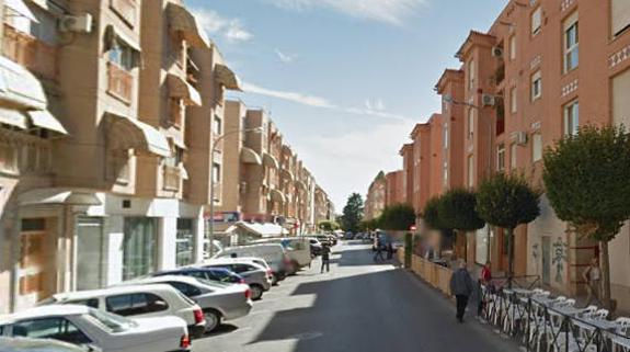 Vista de la calle Zurbarán, donde ocurrieron los hechos.