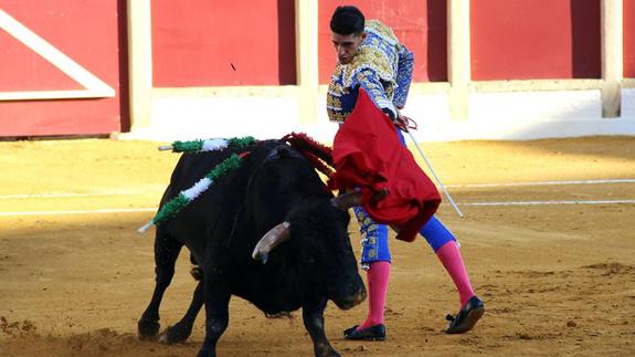 Talavante durante su actuación en Úbeda.