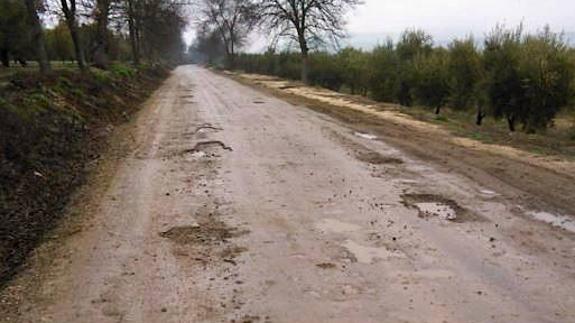 Estado de la carretera de Solana y Veracruz.