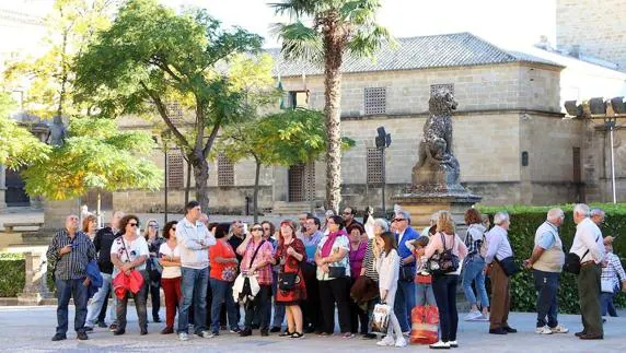 Turists n Úbeda.