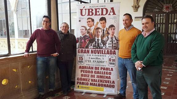 Novillada sin picadores en la plaza de toros de Úbeda para la Semana Santa