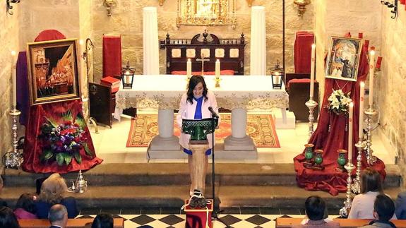 María Carrascosa emocionó durante su Exaltación de la Semana Santa