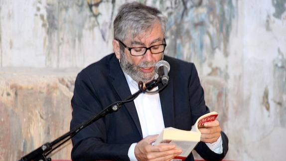 Anterior visita de Muñoz Molina a San Lorenzo.