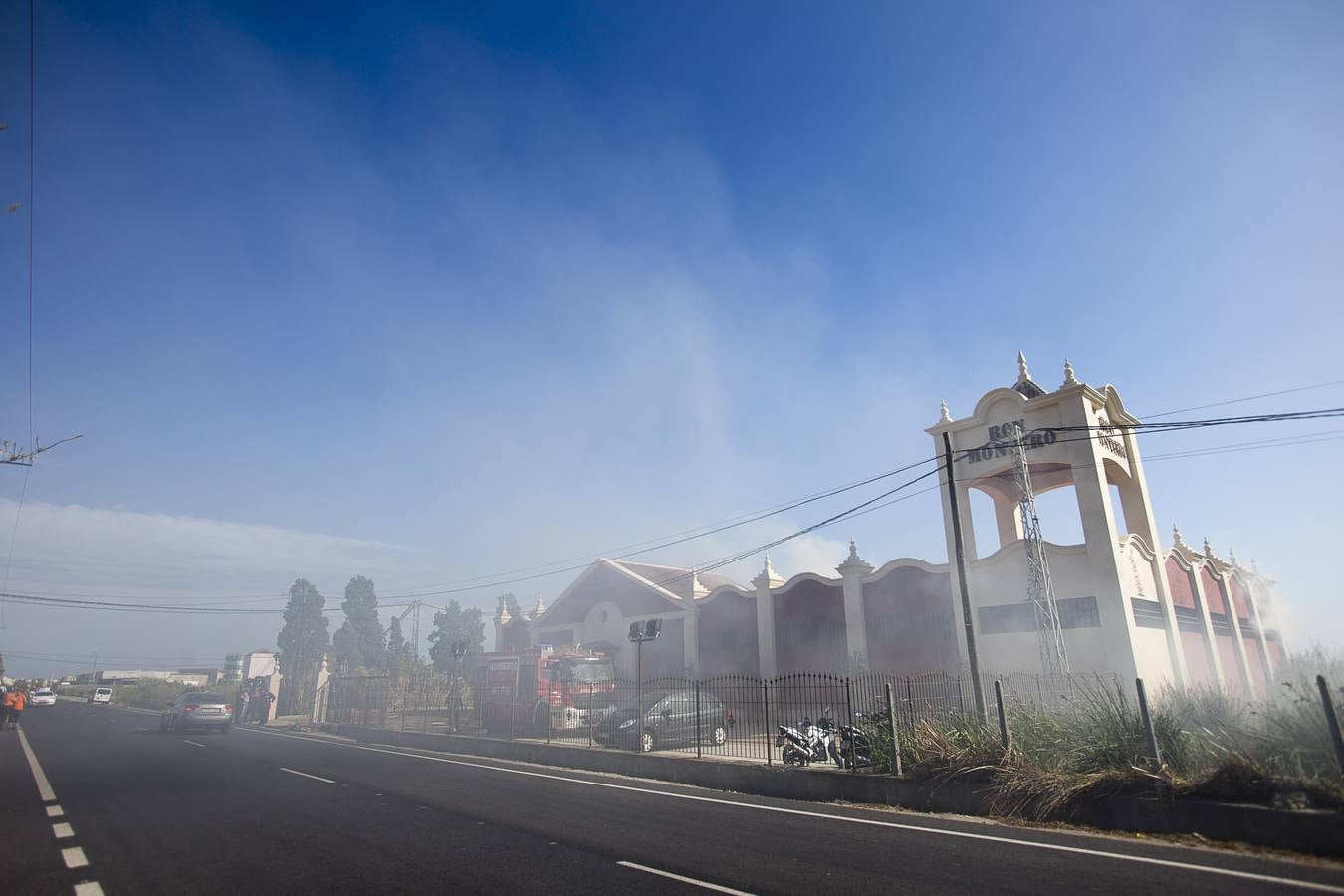 Incendio en Ron Montero