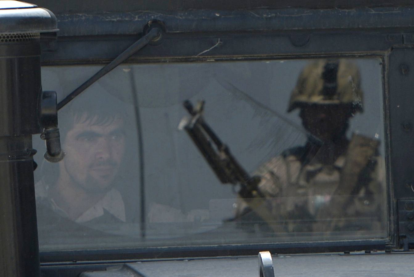Unidad de Respuesta de Crisis afgana (CRU) durante un enfrentamiento entre insurgentes y las fuerzas de seguridad afganas cerca de el aeropuerto de Kabul.
