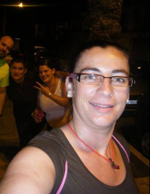 Buenos ratos. Lidia Arjona, noche de verano con la familia.