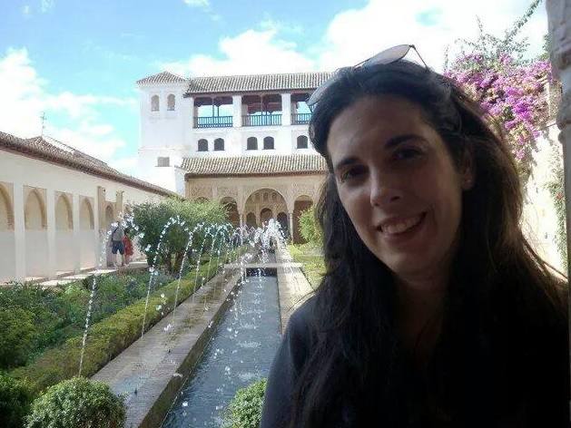 Monumento. No podía faltar un buen selfie en el Generalife. Lo envía María García.