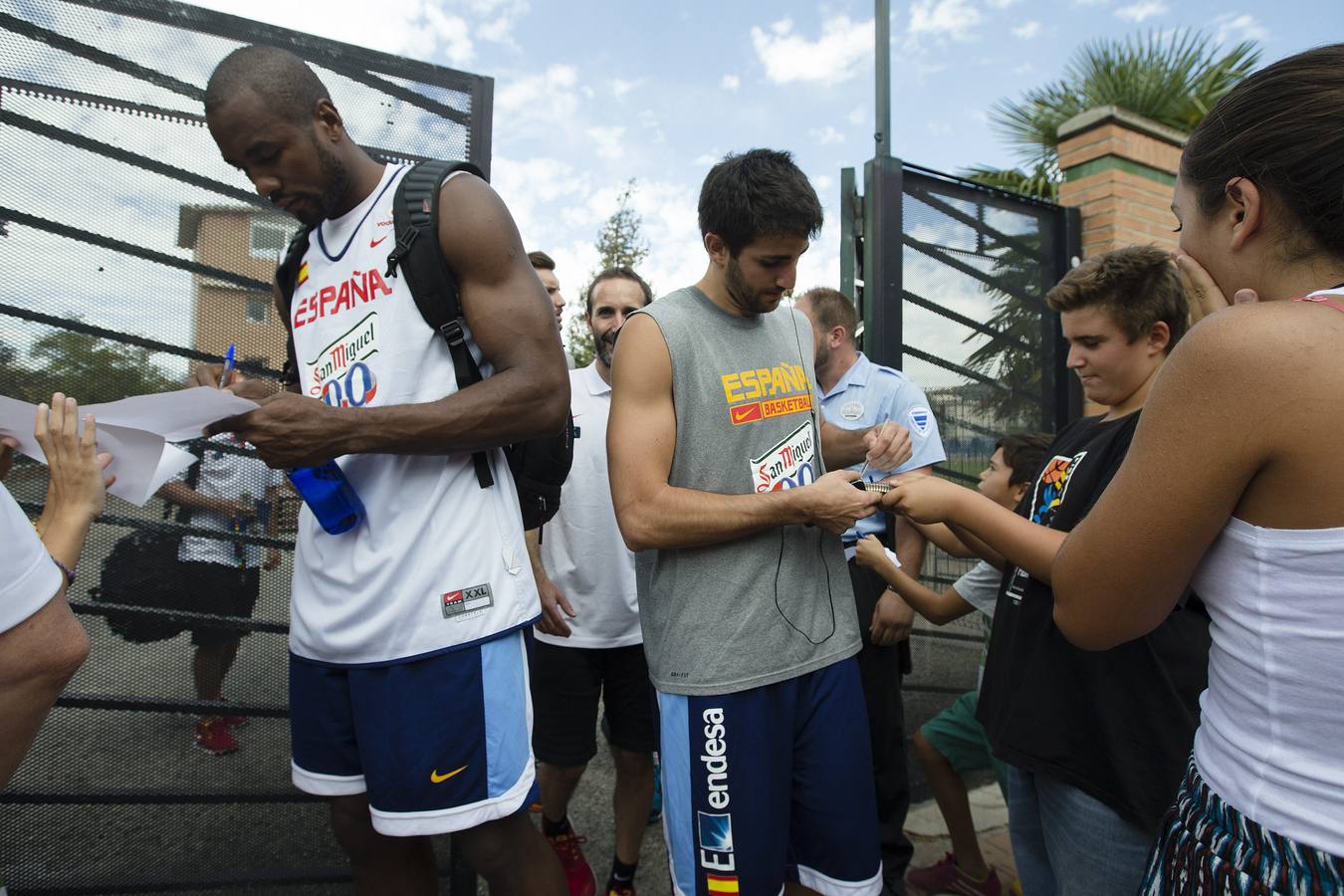 La Selección Española de Baloncesto en Granada