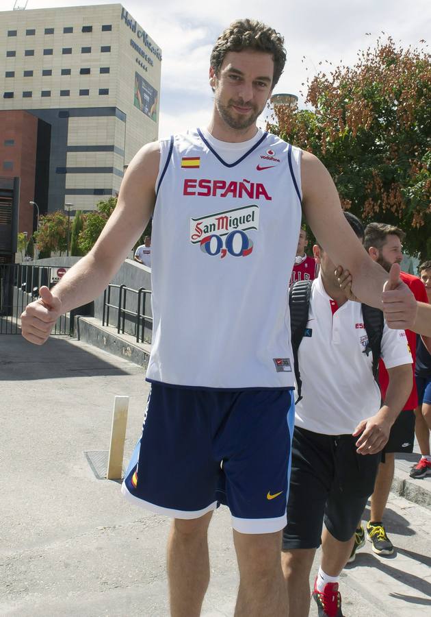 La Selección Española de Baloncesto en Granada