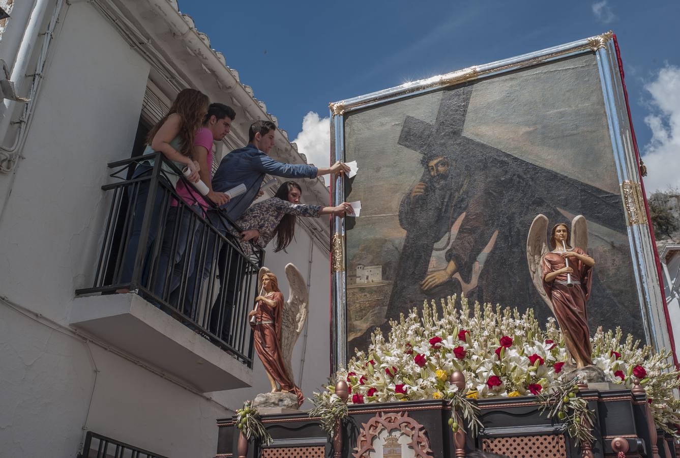 Procesión del Cristo del Paño en Moclín