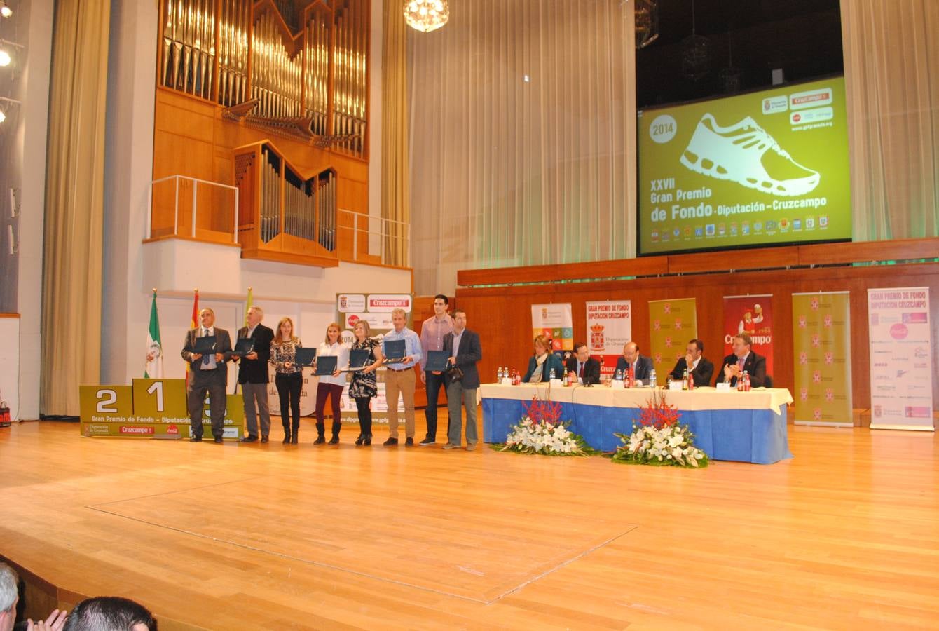 Gala de clausura del XXVII Gran Premio de Fondo Diputación