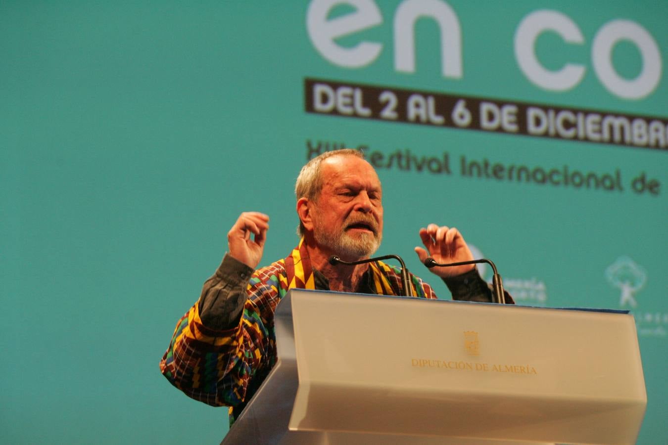 Terry Gilliam en Almería en Corto