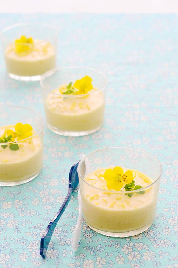Postre Mousse de cava. 