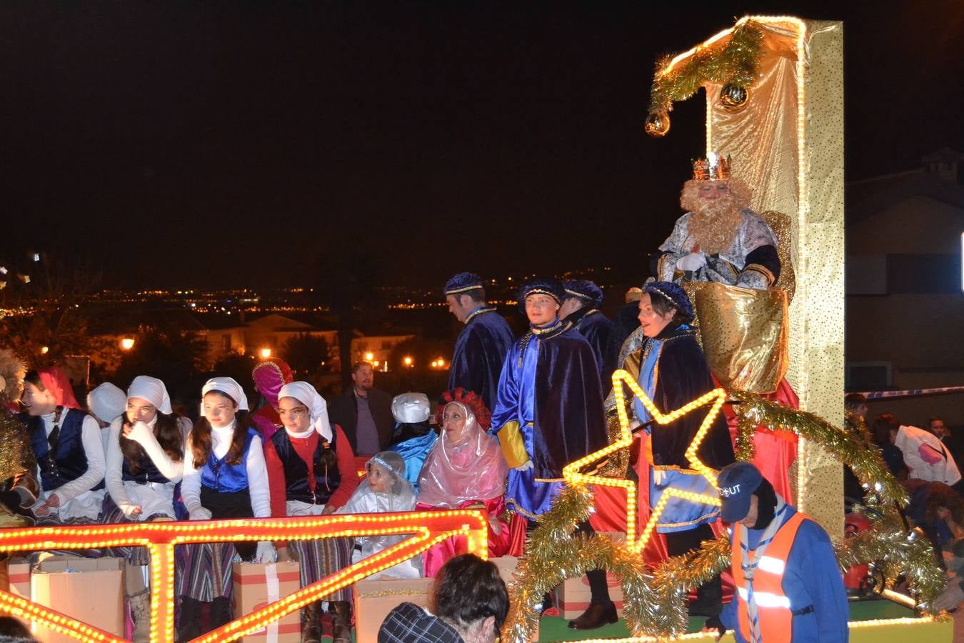 Los Reyes Magos en La Zubia.