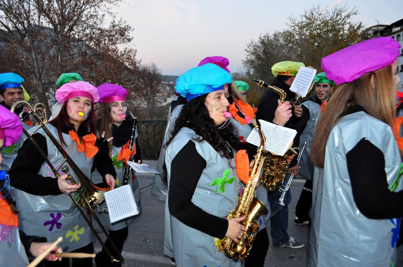 Las carrozas en Loja.