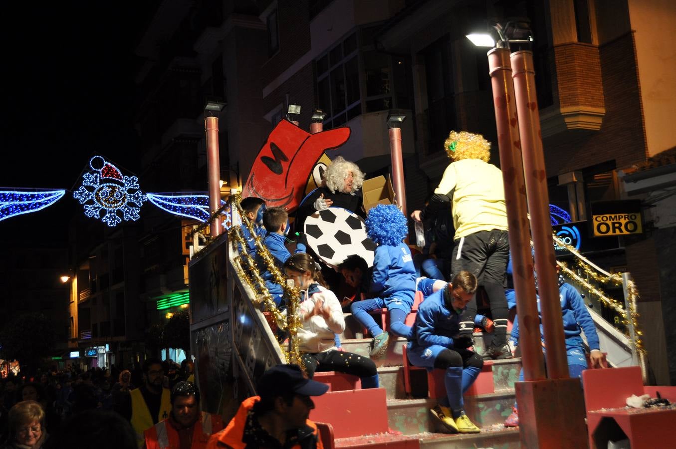 Las carrozas en Loja.