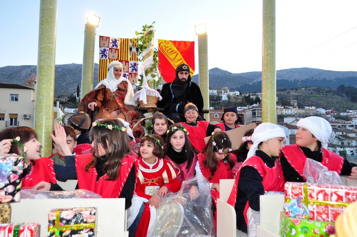 Las carrozas en Loja.