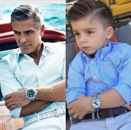 Como George Clooney. 