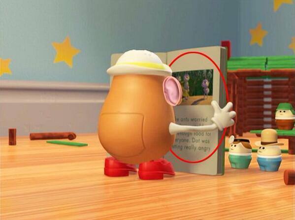 Bichos en Toy Story. 