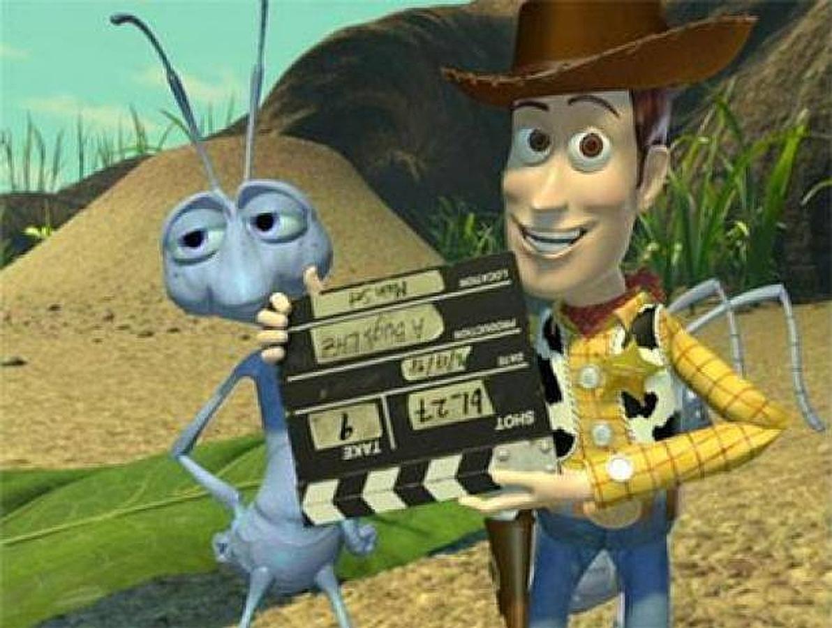 Woody en las tomas falsas de Bichos. 