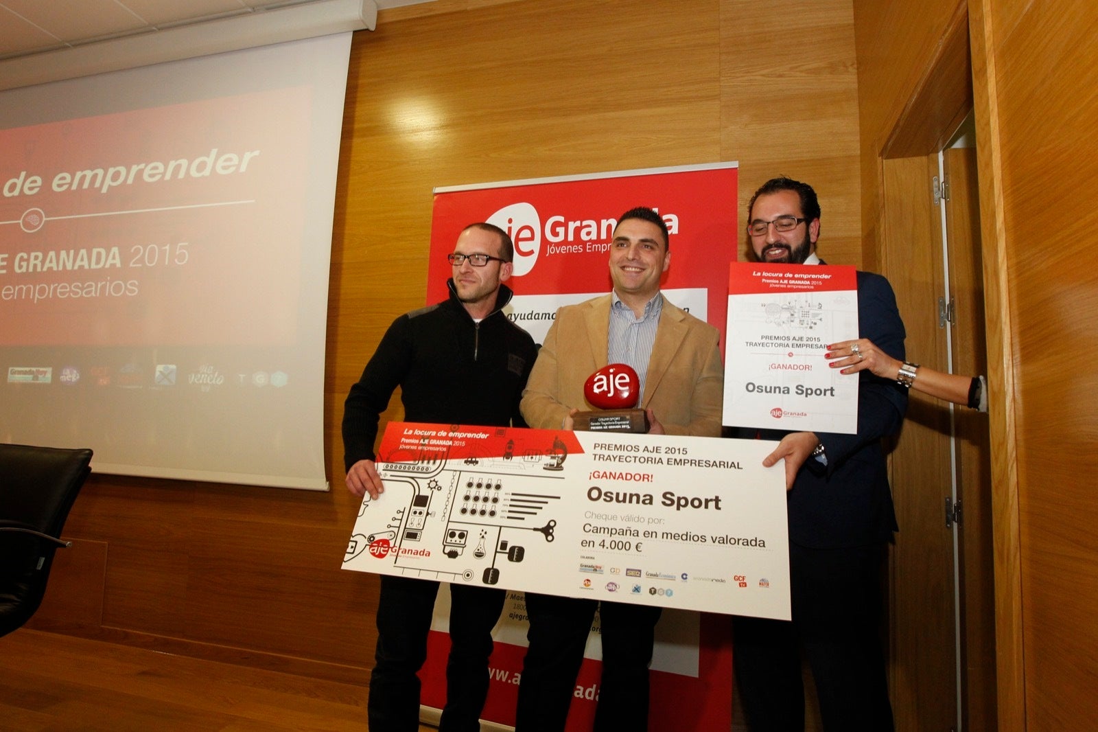 Sigma Biotech y Osuna Sport, ganadores de los Premios AJE Granada