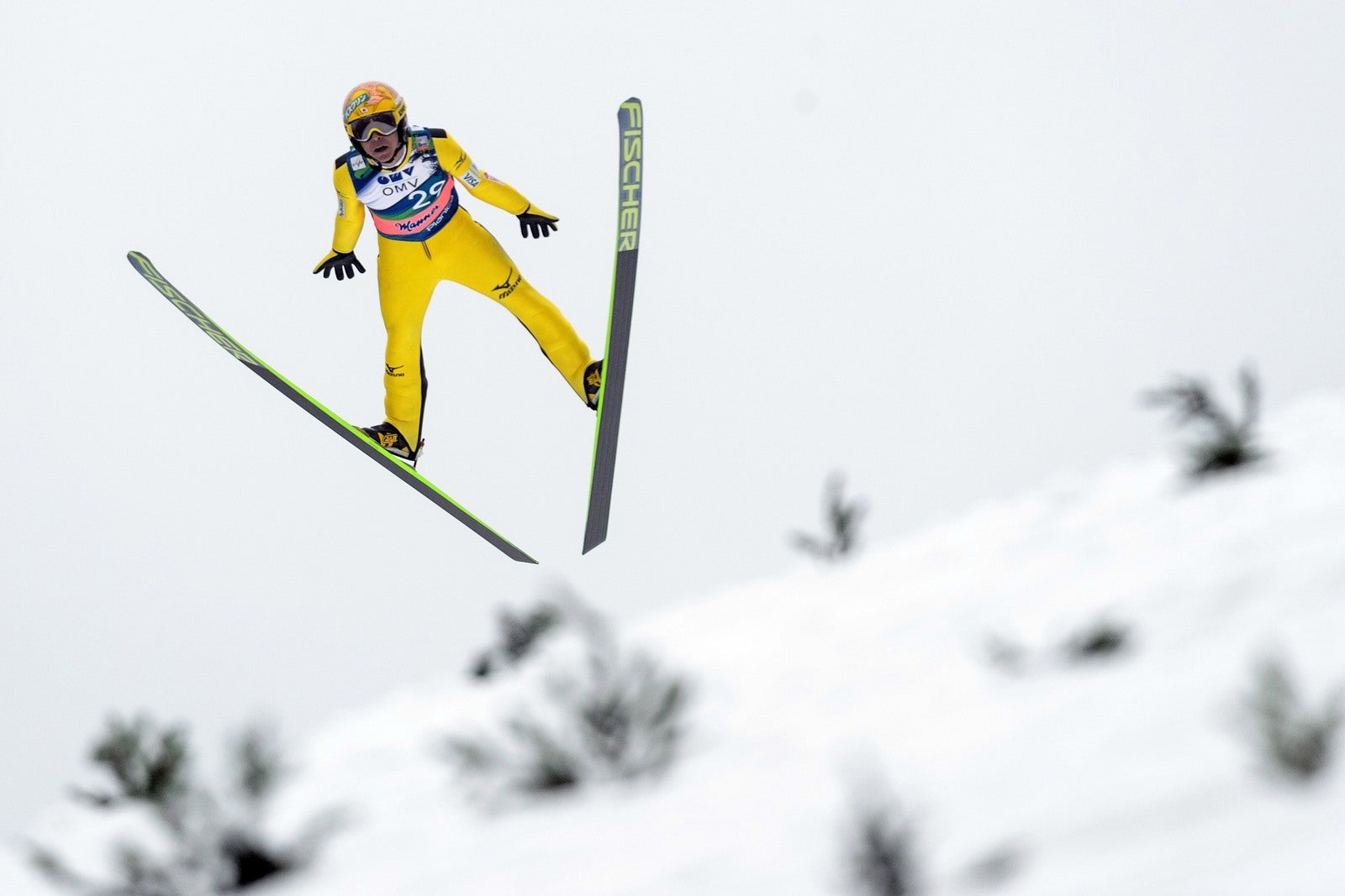 Competición individual en Planica, Eslovenia.