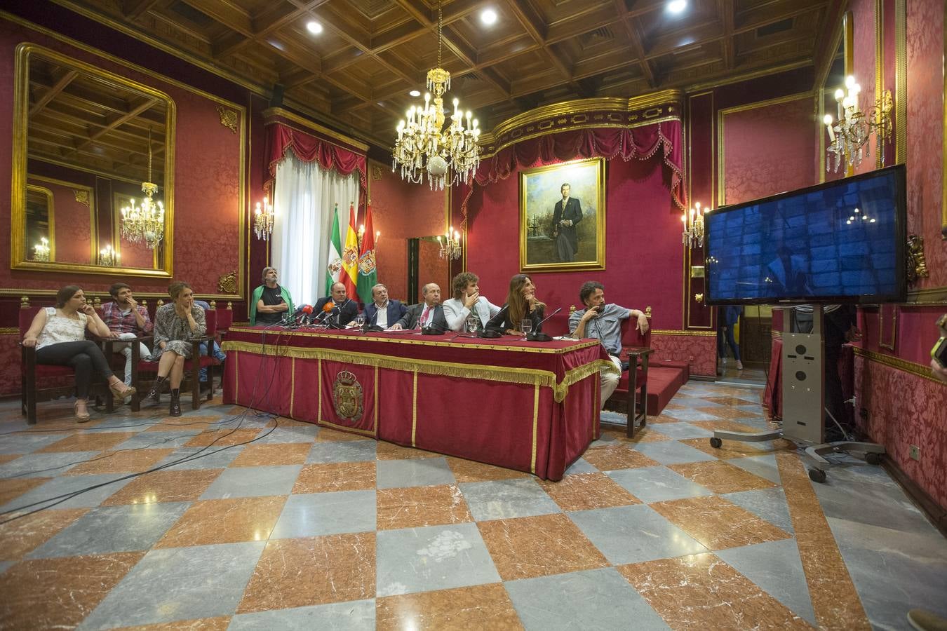 Granada acoge el rodaje de la serie de TVE &quot;Carlos Rey Emperador&quot;