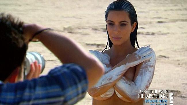 Las fotos de Kim Kardashian desnuda completamente