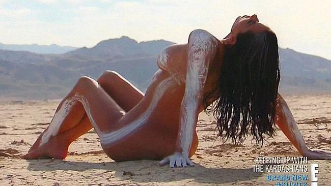 Las fotos de Kim Kardashian desnuda completamente