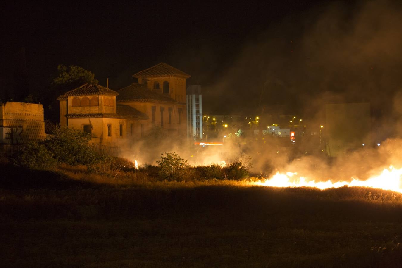 Controlado el incendio en la zona de Albayda