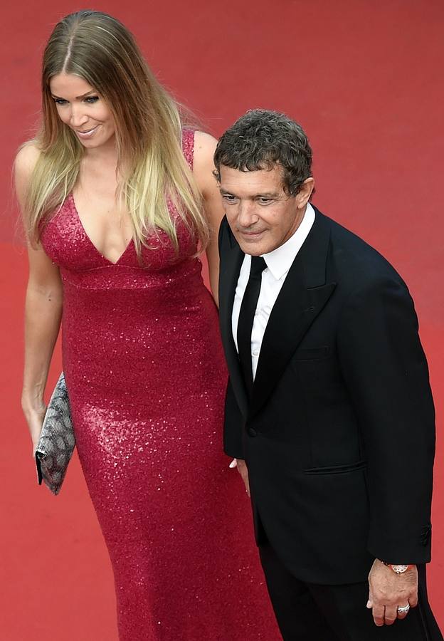 Las fotos de Antonio Banderas y su novia en el Festival de Cannes