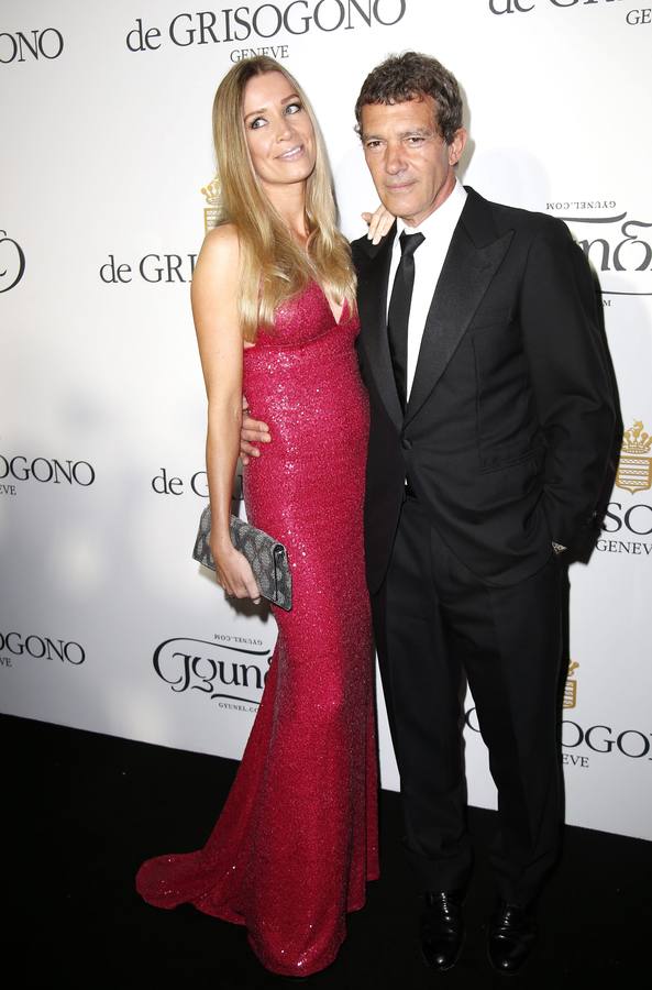 Las fotos de Antonio Banderas y su novia en el Festival de Cannes