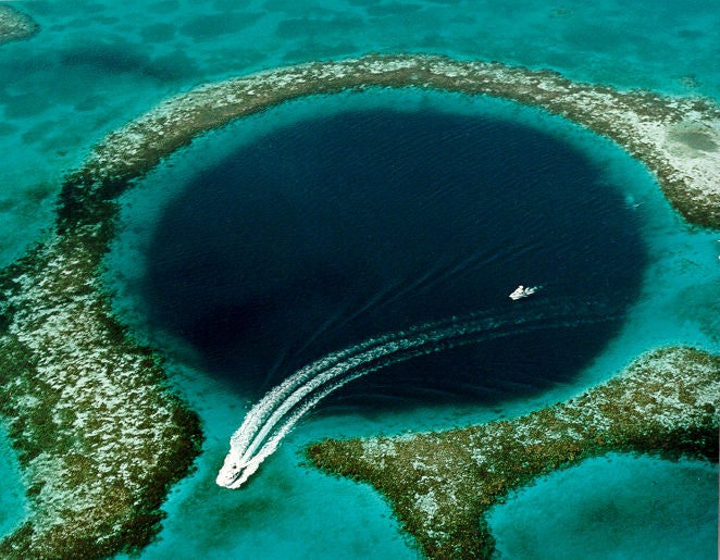 El Gran Agujero azul (Blue Hole). 