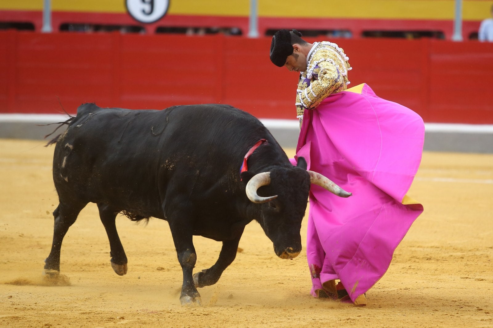 Triunfos de Morante y Talavante y Manzanares, que cae herido, en Granada