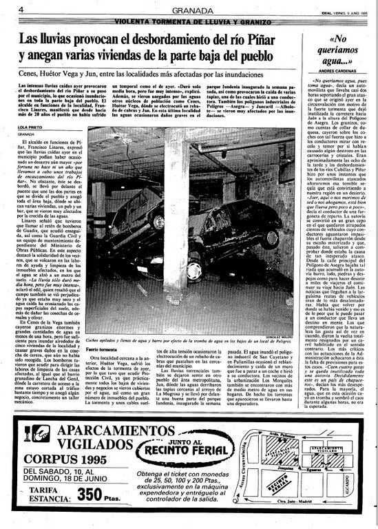 9 de junio: 20 años de la catástrofe en Granada