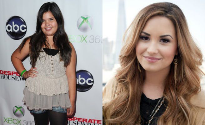 Demi Lovato y Madison de la Garza. 