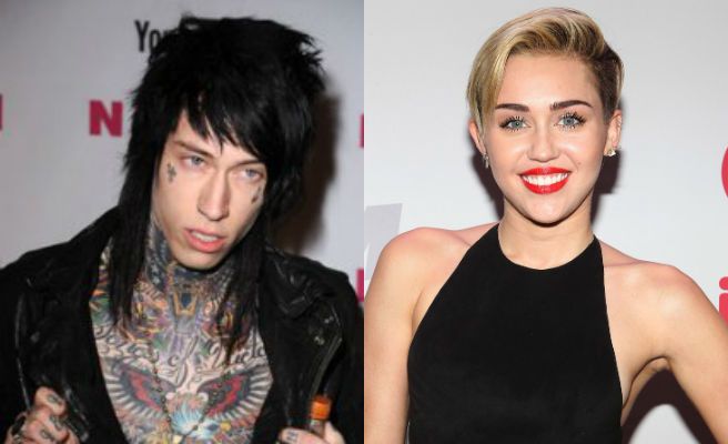 Miley y Trace Cyrus. 