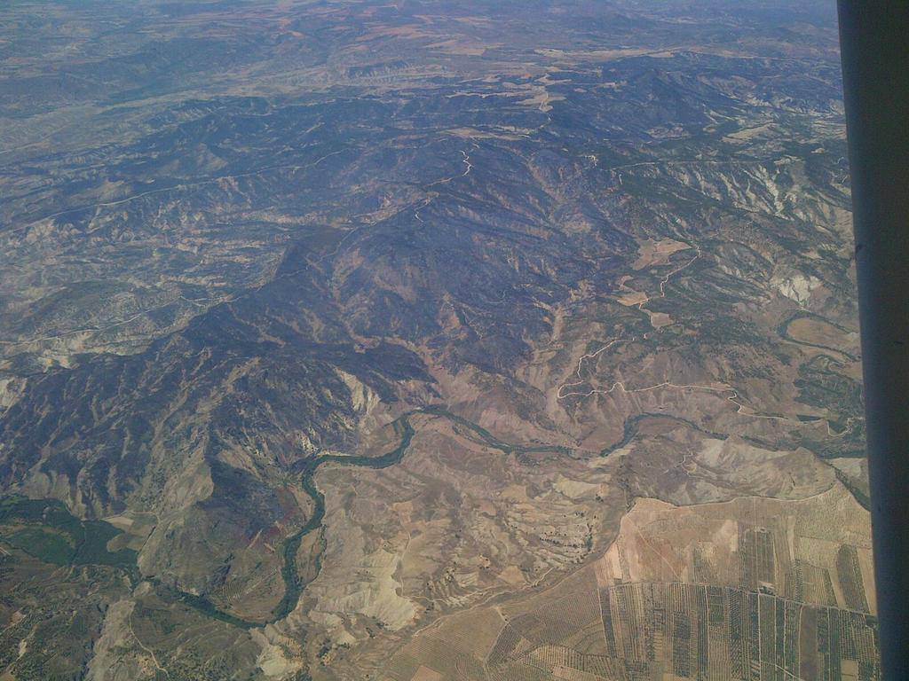 Efectivos de la UME y el INFOCA luchan contra el fuego en Quesada