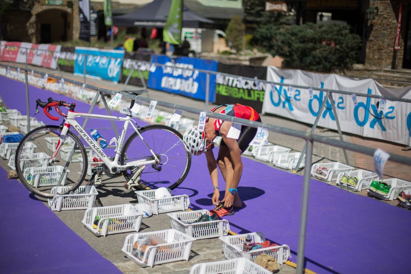De la bici a las piernas