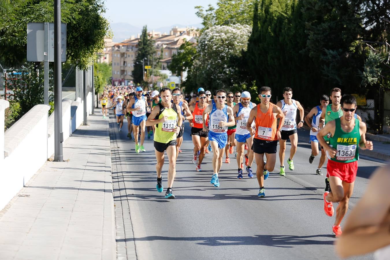 La salida y paso por Ogíjares