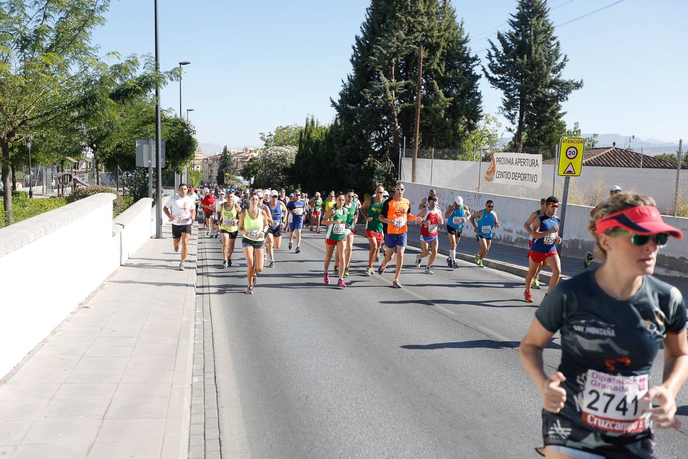 La salida y paso por Ogíjares