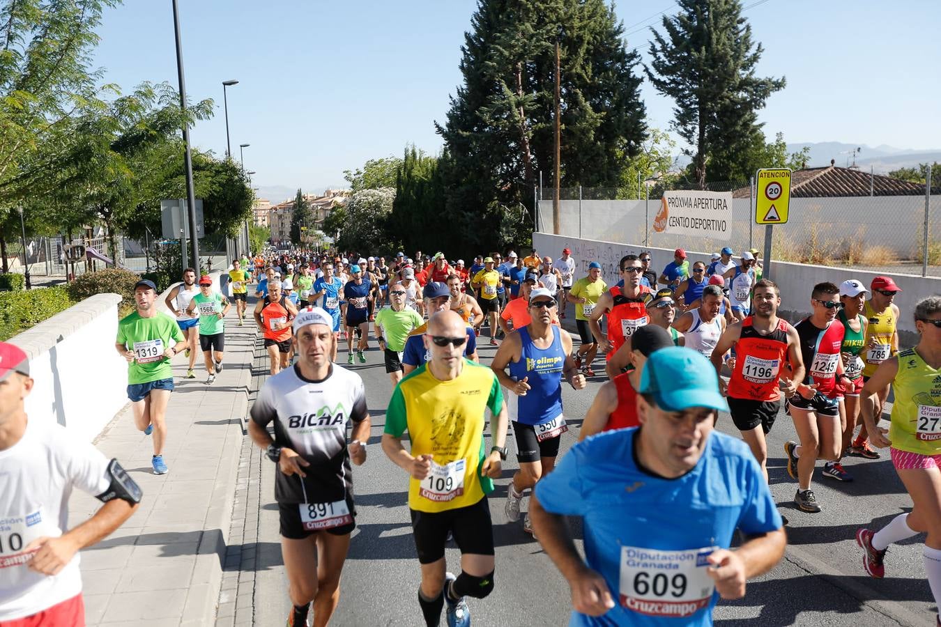 La salida y paso por Ogíjares