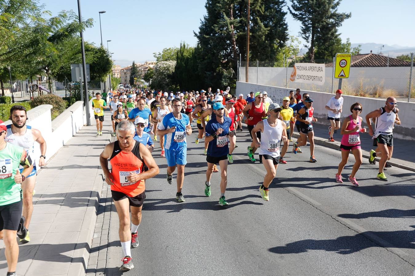 La salida y paso por Ogíjares