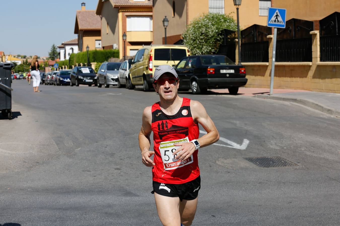 El calor apretó a los corredores