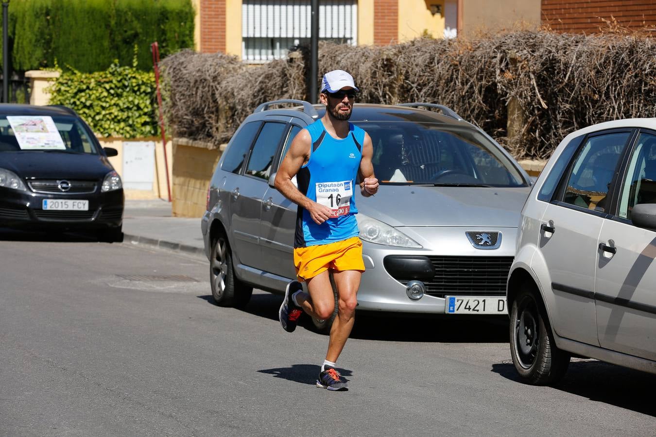 El calor apretó a los corredores